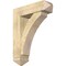 Ekena Millwork Thorton Arts and Crafts Rough Sawn Bracket w/ Offset Brace, Douglas Fir, 8"W x 28"D x 36"H BKT0806X28X36THR03RDF - alternate 1